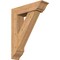 Ekena Millwork Traditional Traditional Smooth Bracket w/ Offset Brace, Western Red Cedar, 7 1/2"W x 28"D x 36"H BKT0806X28X36TRA01SWR - alternate 1